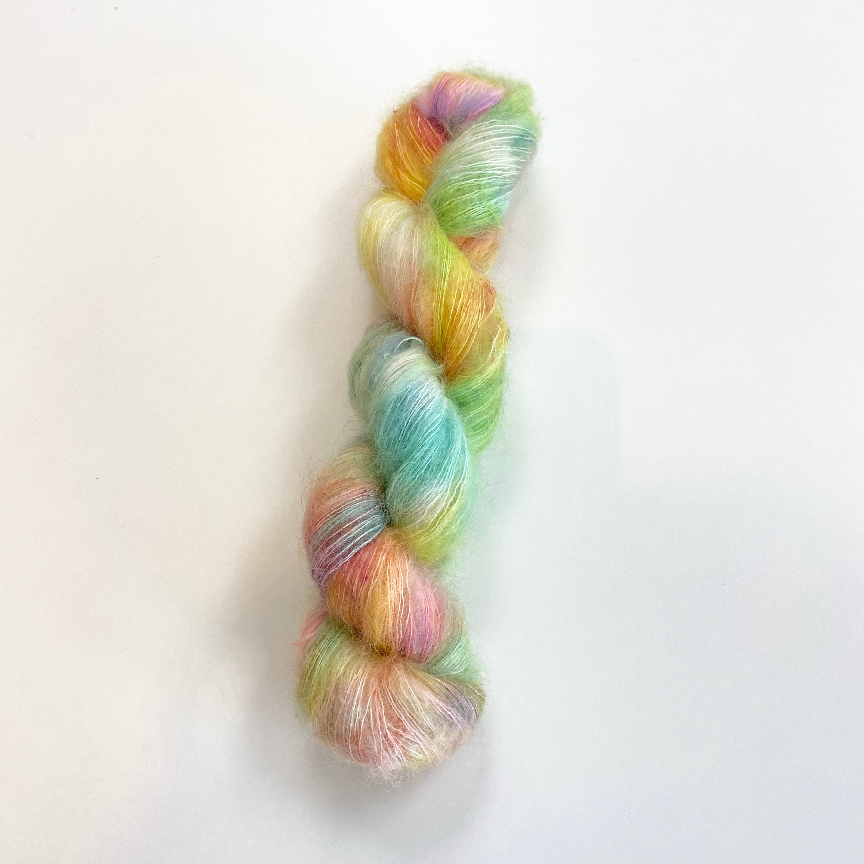 Gilliangladrag Holy Fluff Hand Dyed Kid Silk Lace : Treat People with Kindness