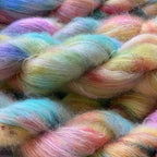 Gilliangladrag Holy Fluff Hand Dyed Kid Silk Lace : Treat People with Kindness