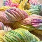 Holy Fluff Hand Dyed Super Chunky 200g : 'Treat People with Kindness'