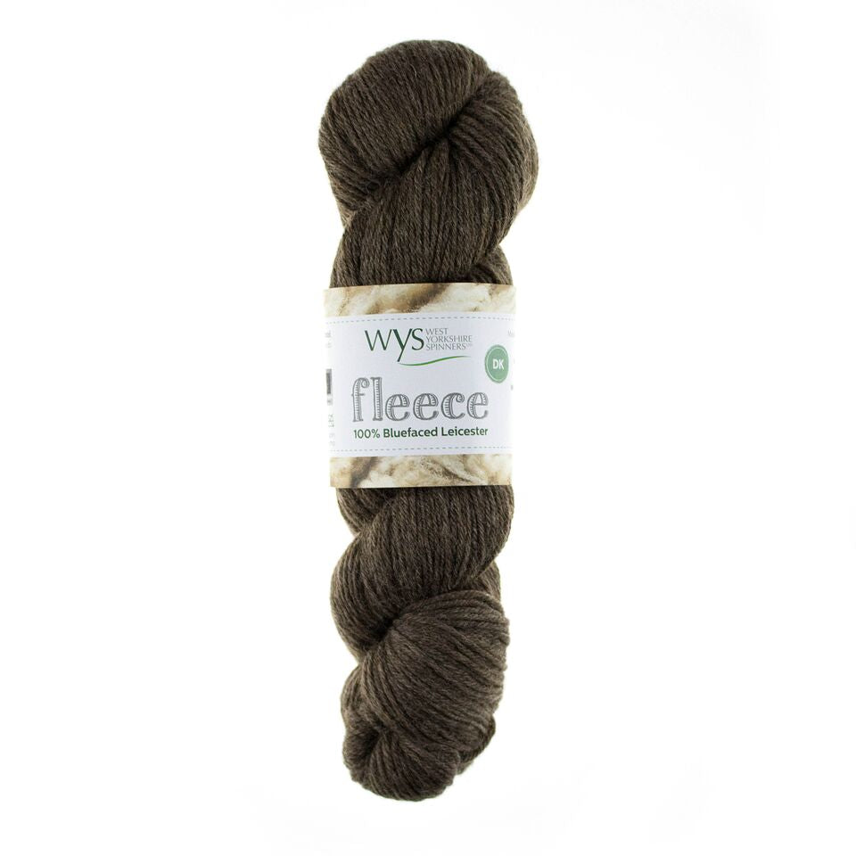 WYS Fleece Blue Faced Leicester Fleece DK Dark Brown 03 100g