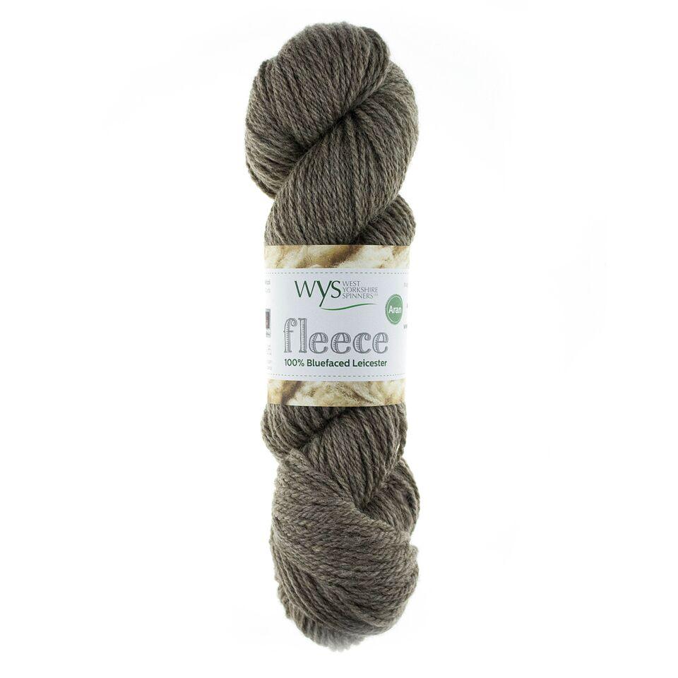 WYS Blue Faced Leicester Fleece Aran 100g Light Brown 002