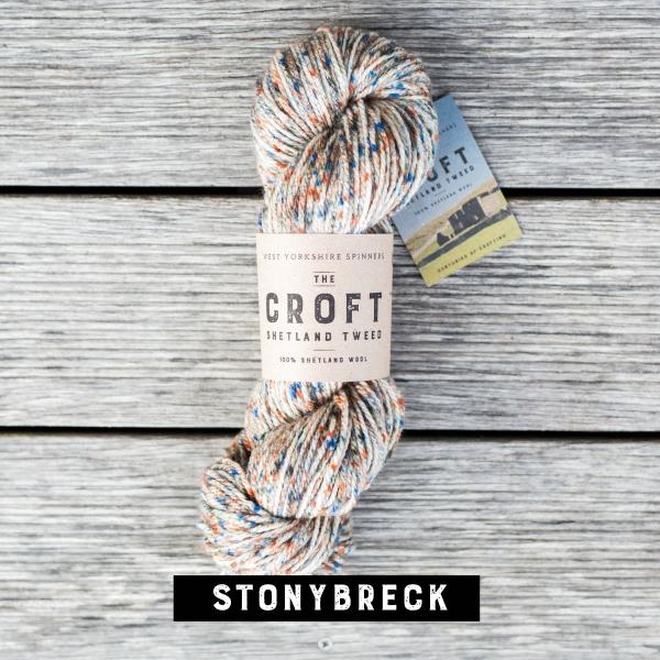WYS Croft Shetland TweedAran 100g 759 Stonybreck