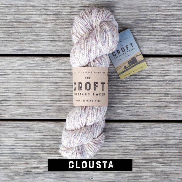 WYS Croft Shetland Tweed Aran 100g 762 Clousta