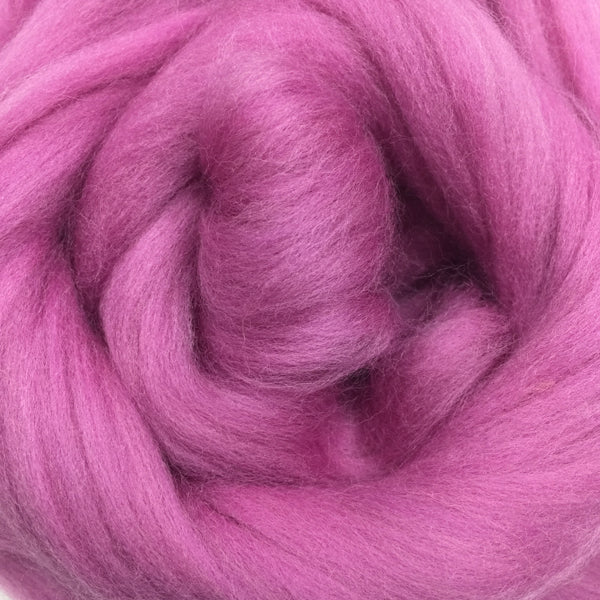 Merino Wooltops for Felting Spinning & Giant Knitting - Orchid