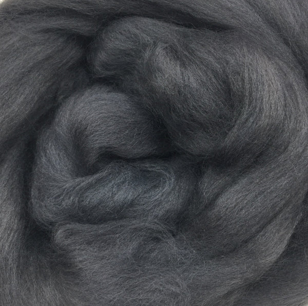 100g Steel Merino Wooltops for Felting Spinning & Giant Knitting