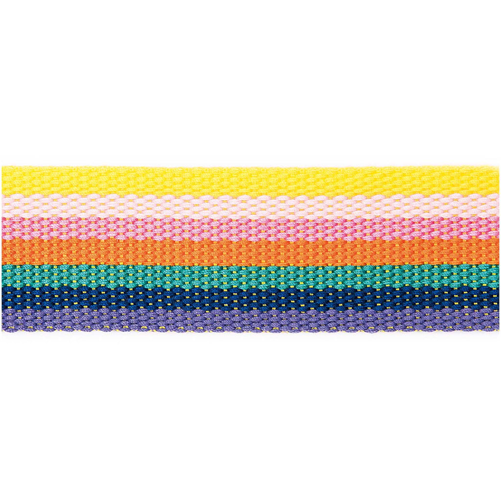 Woven Bag or Belt Strap 40mm 2m long Webbing  - Rainbow