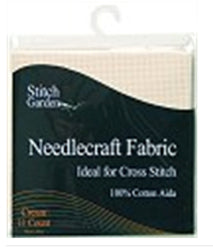 Aida Needlecraft Fabric: 30 x 45cm 11 Count: Cream