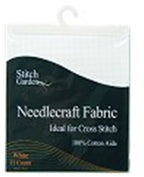 Aida Needlecraft Fabric: 30 x 45cm 11 Count:White