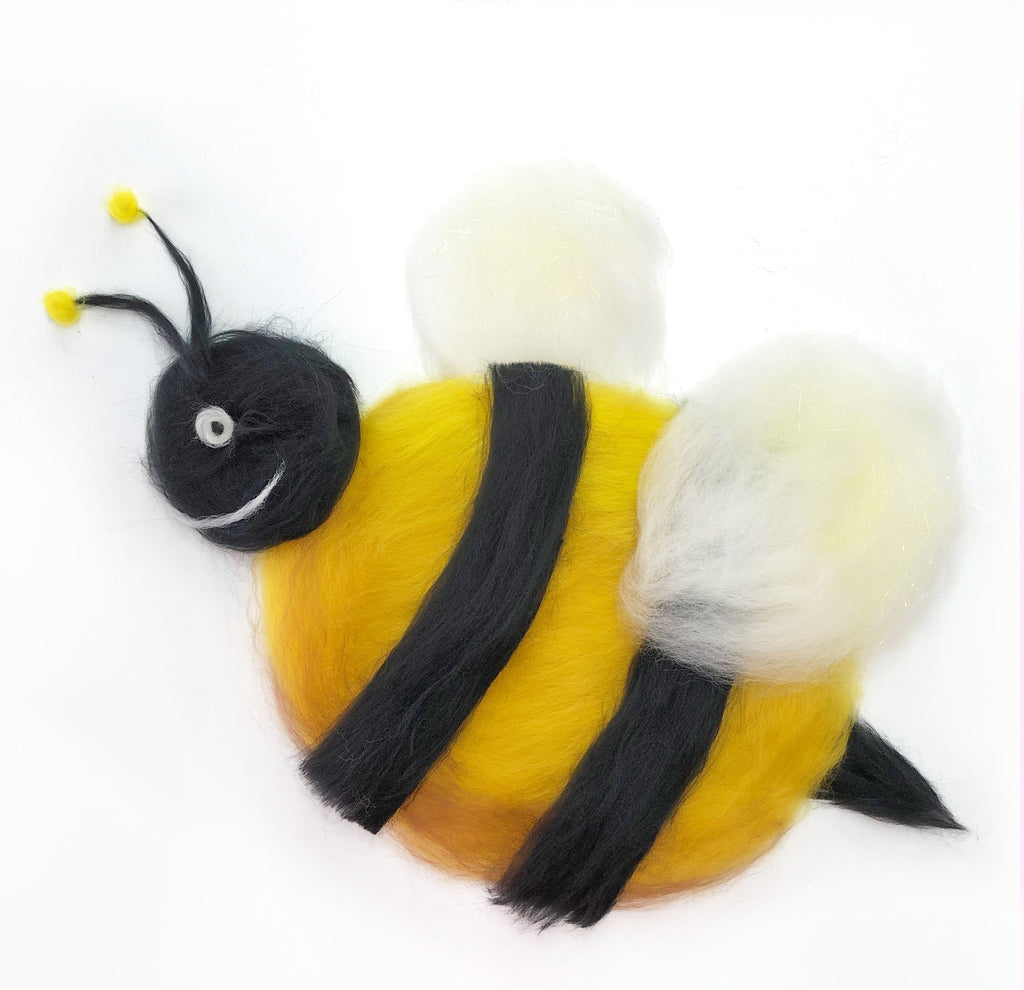 Brigadier Buzzington : COMPLETE Bee Picture Felting Kit