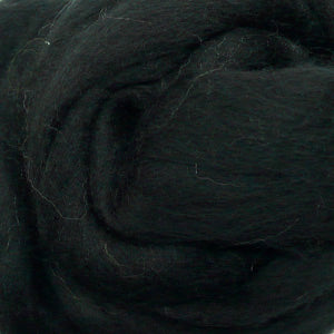100g Black Merino wool tops for felting & giant knitting