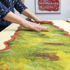 Private Felting Course : Make A Wet-felted Cobweb Felt Scarf