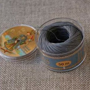 Linen Thread Capsule Dark Grey 155