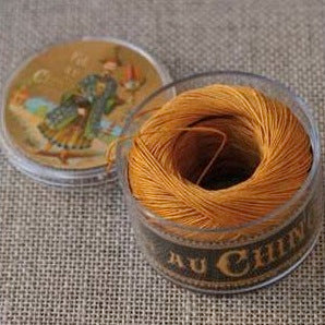 Linen Thread Capsule Golden Yellow 405
