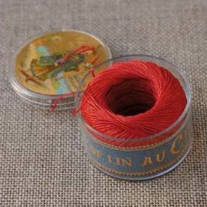Linen Thread Capsule Red 525