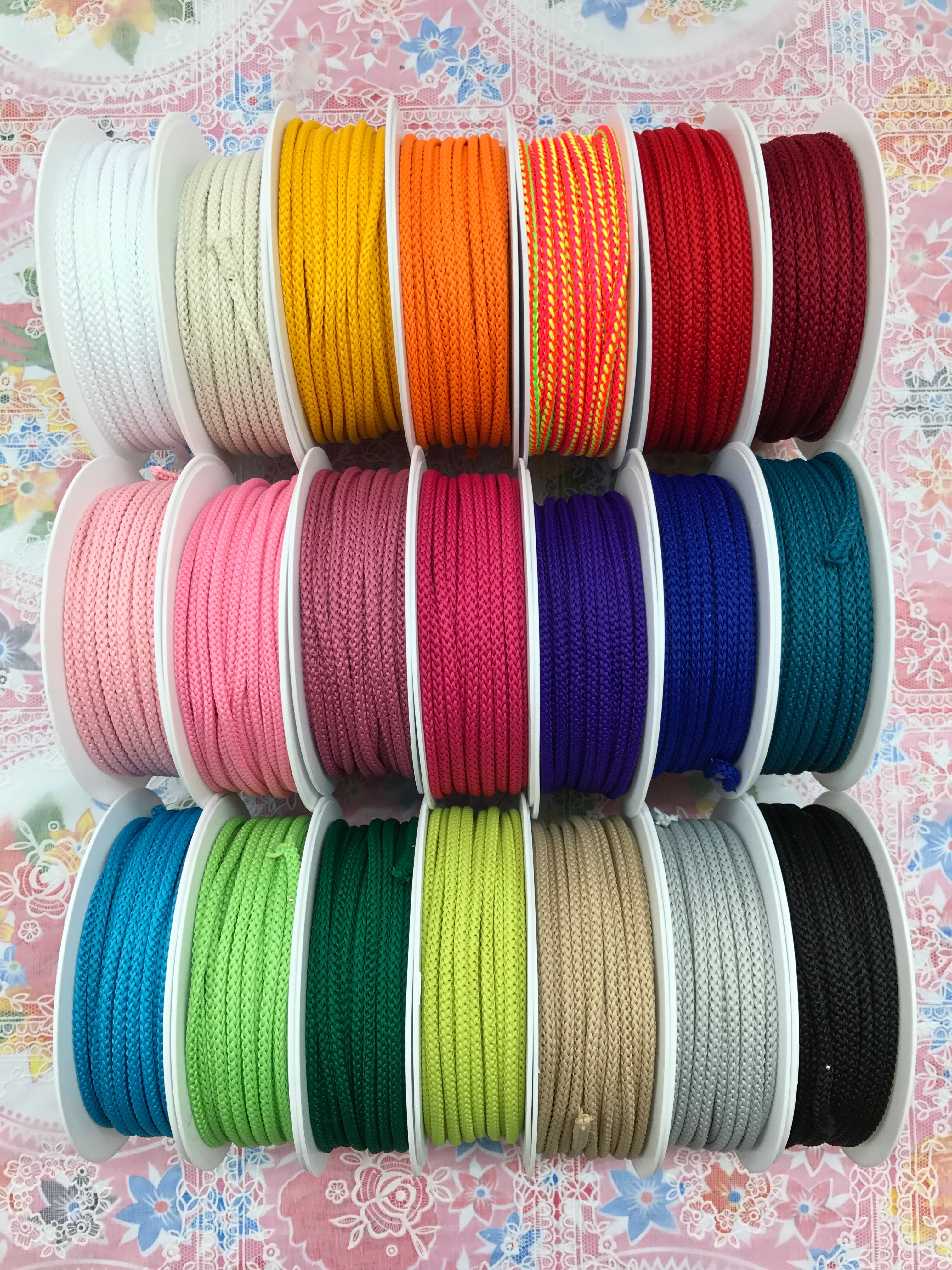 Cord Acrylic 4.5mm Grey