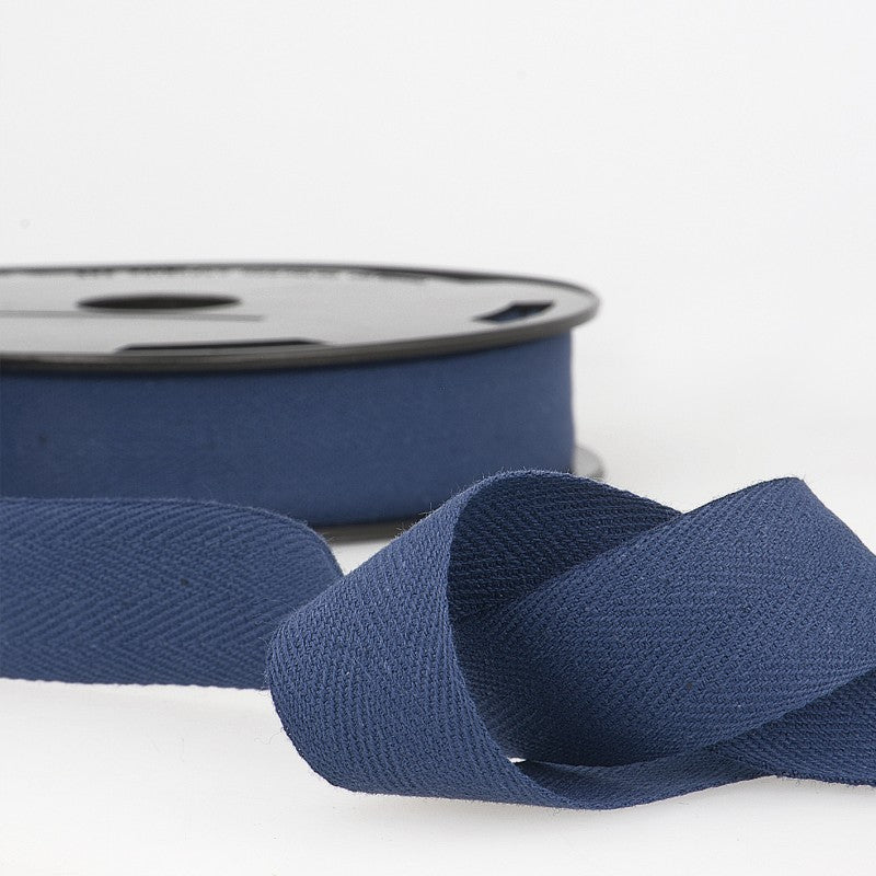 Cotton Twill Tape 023 Navy Blue Per Metre