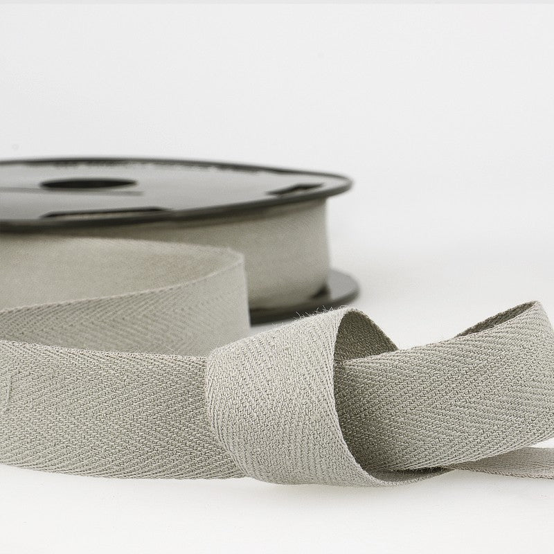 Cotton Twill Tape 031 Grey Per Metre