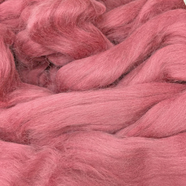 Dusty Pink Merino wool tops for felting & giant knitting