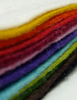 Mini Wool Felt Bundle 13 pieces ready made felt