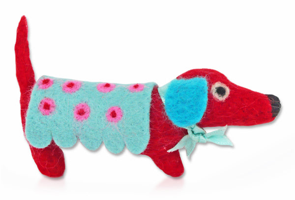 Monsieur Saucisson Needle Felting Sausage Dog Kit