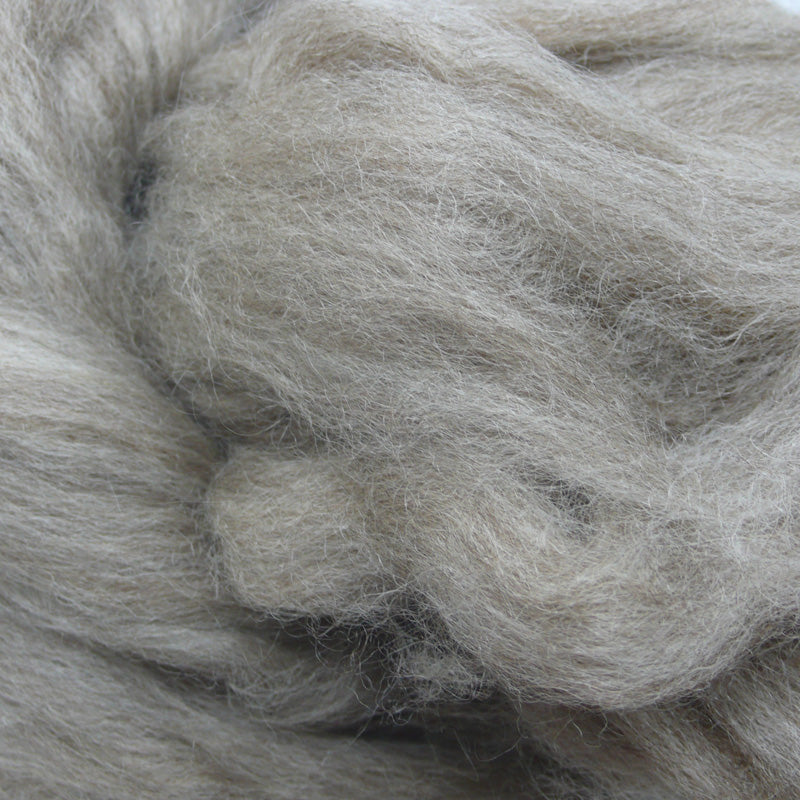 Oatmeal BFL Wool Tops for Felting,Spinning & Giant Knitting 100g