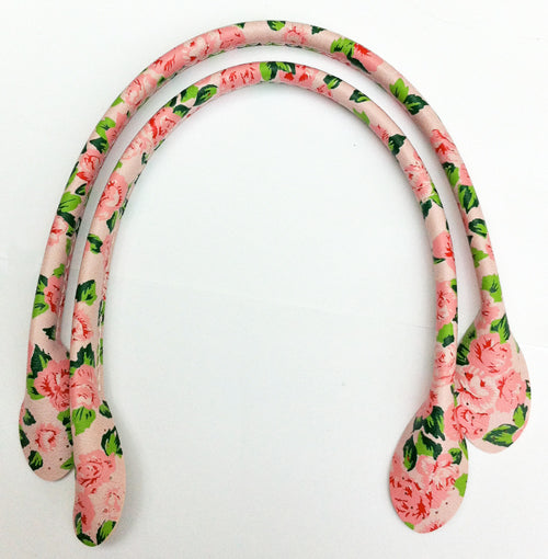 Pink Flower Bag Handles 30cm
