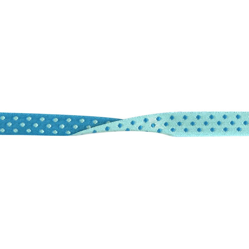 Polka Dot Trimming 4 - turq & blue