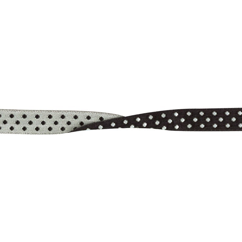 Polka Dot Trimming 14 - black & silver