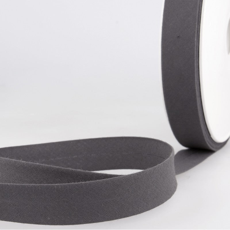 Bias Binding 133 Dark Grey Per Metre 20mm