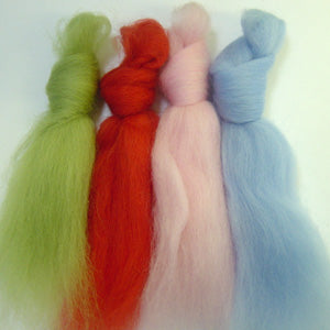 Retro Metro Merino Wool Tops Inspiration Pack for Felting & Spinning