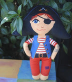 Jack the Pirate Velvet Sewing Kit