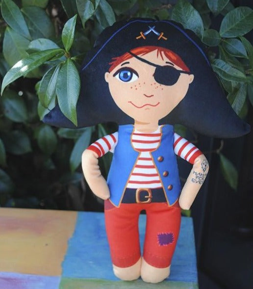 Jack the Pirate Velvet Sewing Kit