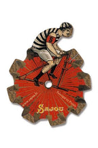 Six Sajou thread cards Évreux model - S A J O U cyclists