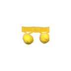 Pompom Trim 25mm  Yellow 81