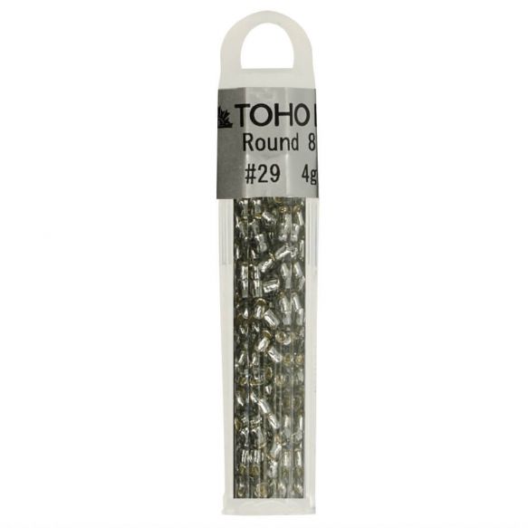 Toho 8/0 3mm Glass Seed Beads : 4g tube