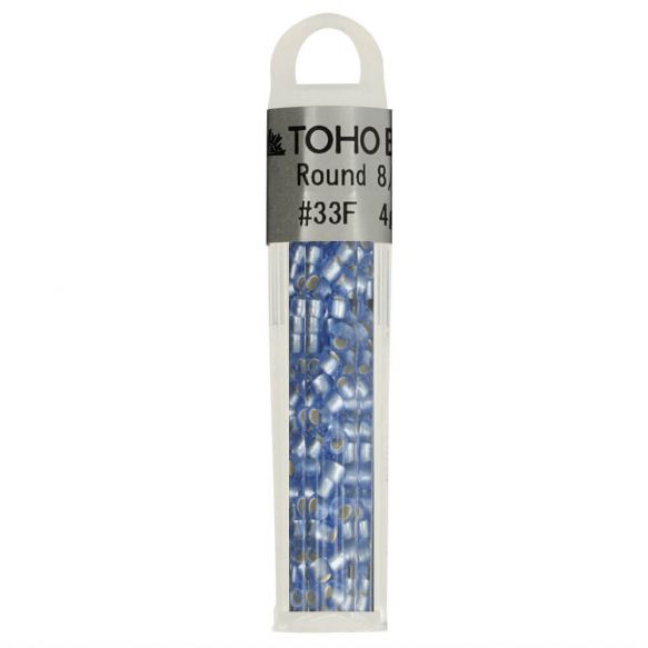 Toho 8/0 3mm Glass Seed Beads : 4g tube