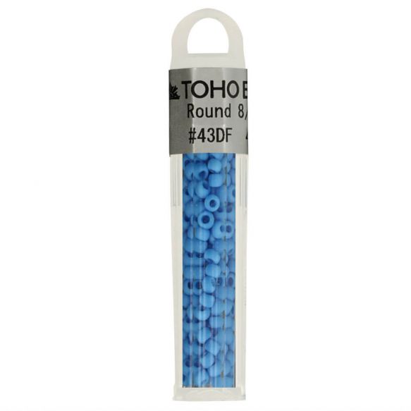 Toho 8/0 3mm Glass Seed Beads : 4g tube