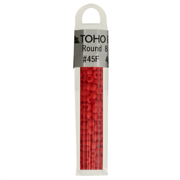 Toho 8/0 3mm Glass Seed Beads : 4g tube