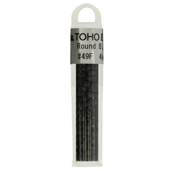 Toho 8/0 3mm Glass Seed Beads : 4g tube