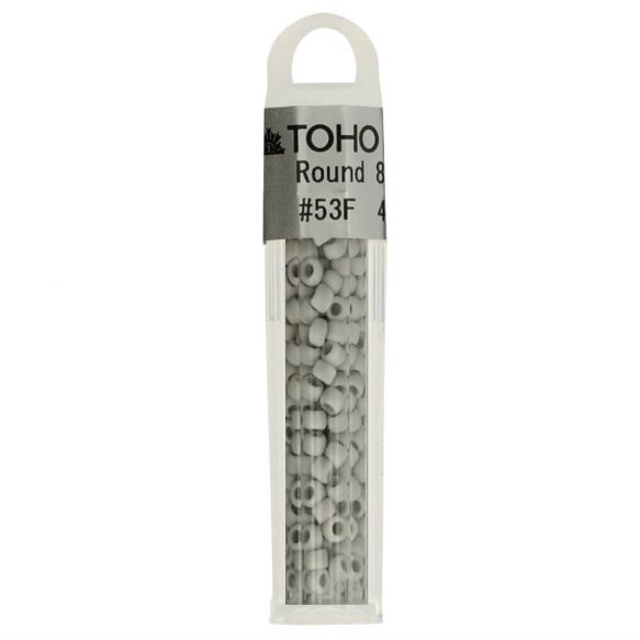 Toho 8/0 3mm Glass Seed Beads : 4g tube