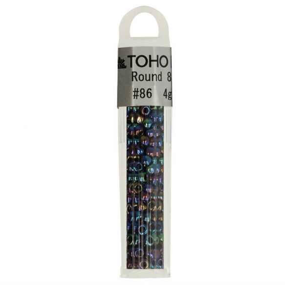 Toho 8/0 3mm Glass Seed Beads : 4g tube
