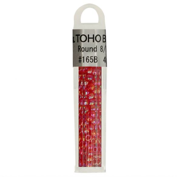Toho 8/0 3mm Glass Seed Beads : 4g tube