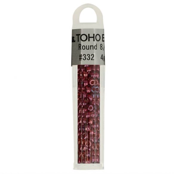 Toho 8/0 3mm Glass Seed Beads : 4g tube