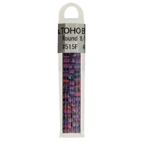 Toho 8/0 3mm Glass Seed Beads : 4g tube