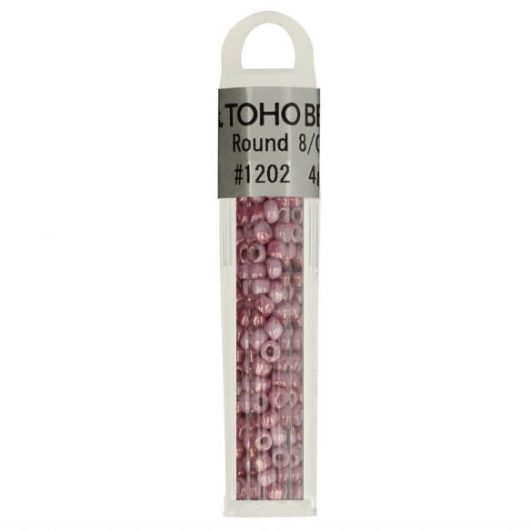 Toho 8/0 3mm Glass Seed Beads : 4g tube