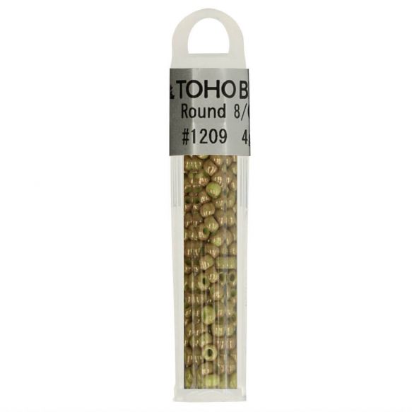 Toho 8/0 3mm Glass Seed Beads : 4g tube
