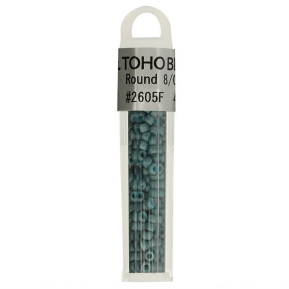 Toho 8/0 3mm Glass Seed Beads : 4g tube