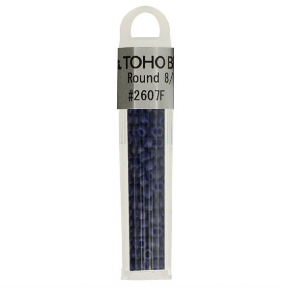 Toho 8/0 3mm Glass Seed Beads : 4g tube