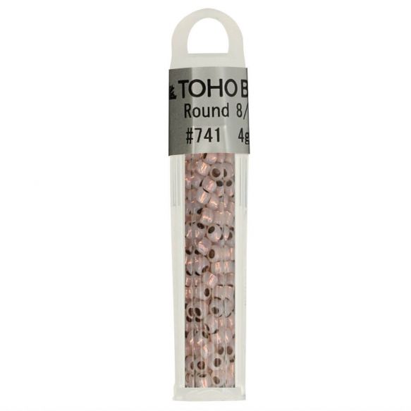 Toho 8/0 3mm Glass Seed Beads : 4g tube