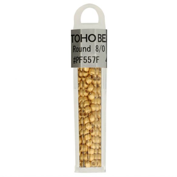Toho 8/0 3mm Glass Seed Beads : 4g tube